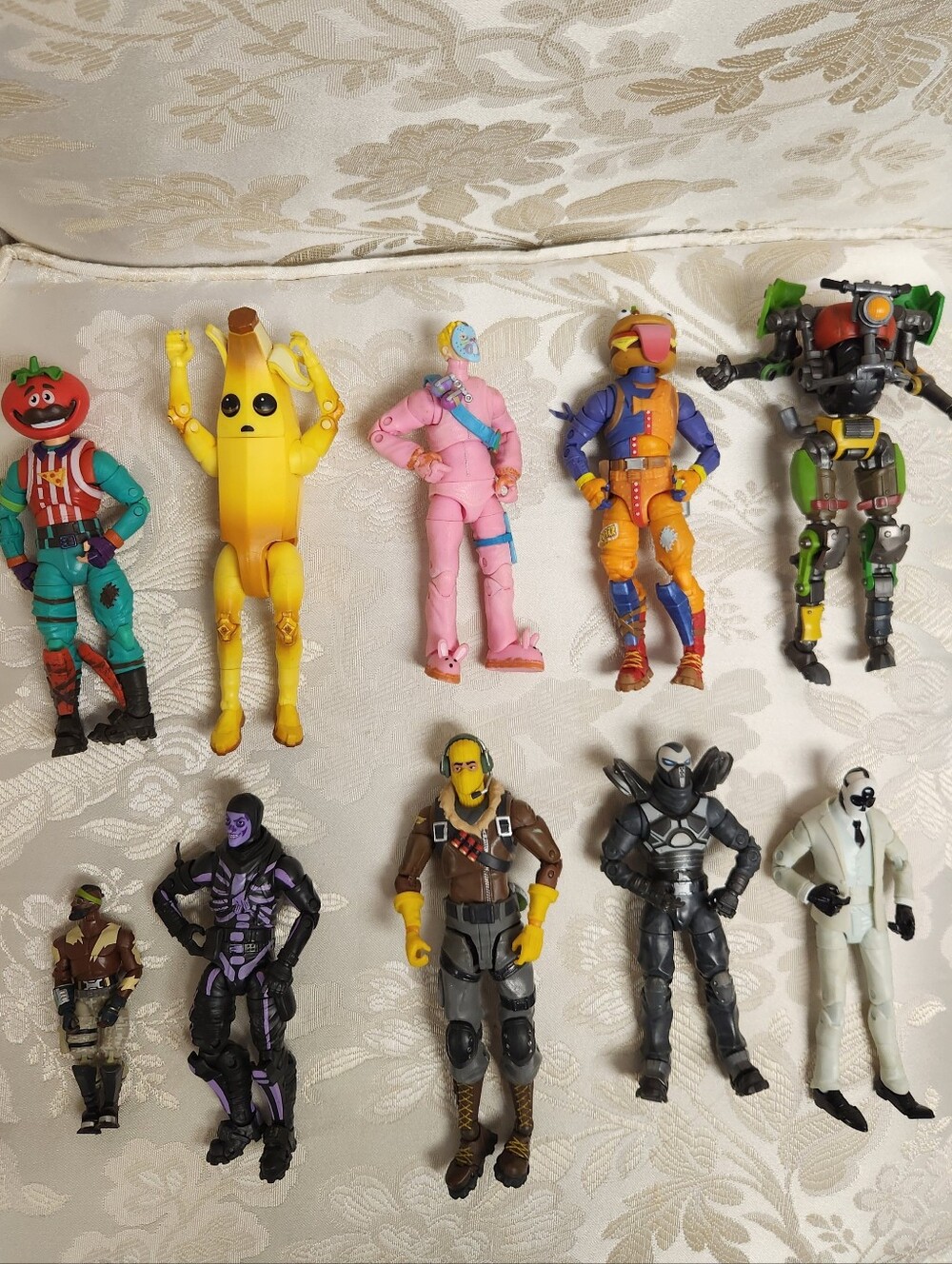 Fortnite Action Figures • Lot of 10 Figures •Epic Games + Accessories/weapons